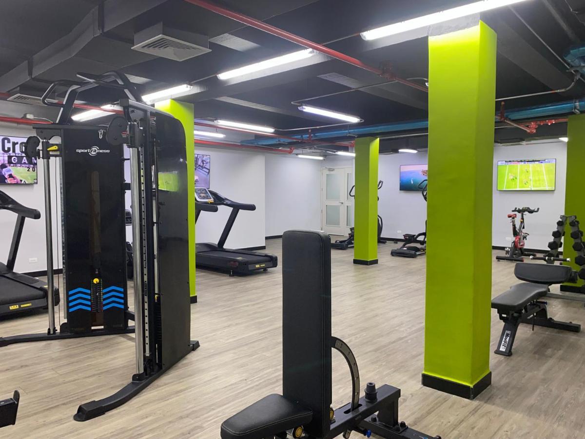 Hotel El Prado 바랑키야 외부 사진 The gym at the hotel
